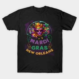 Mardi Gras Queen New Orleans Louisiana T-Shirt